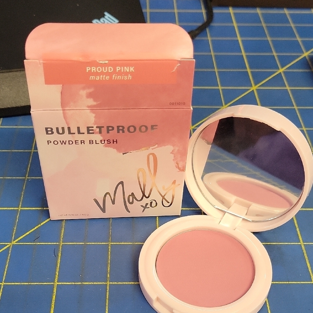 Mally Beauty Bulletproof Powder Blush - Proud Pink New In Box